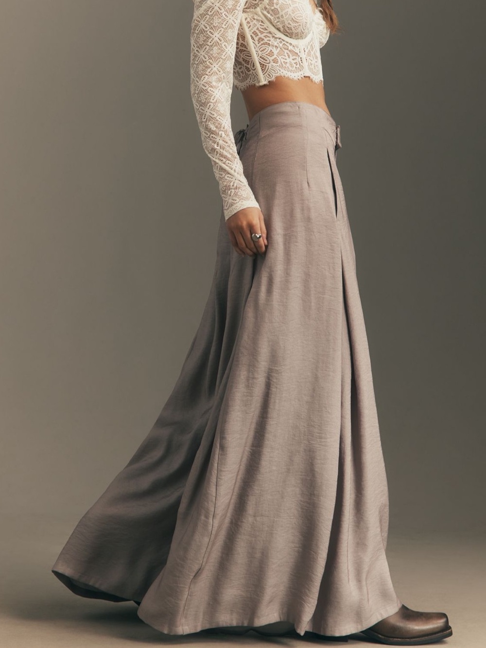 NWT! Pilcro Skirty Wide-Leg Trousers - Size 27 Tall 🪝